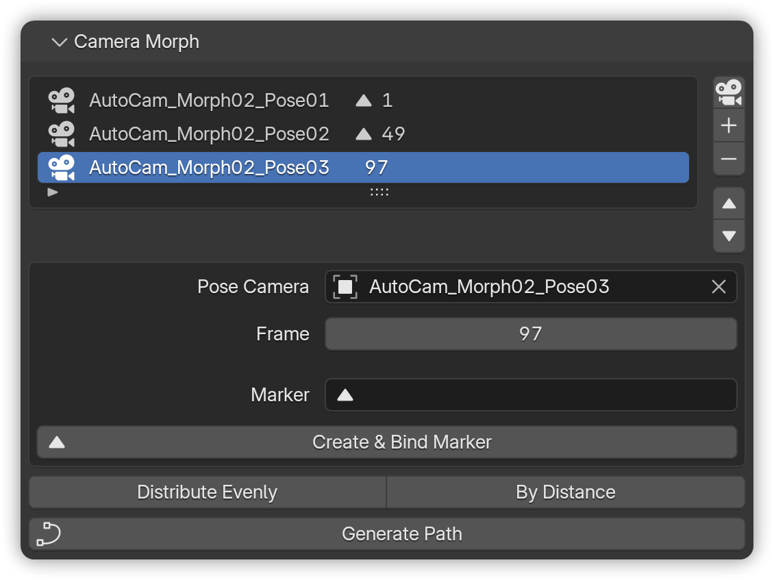 Camera Morph